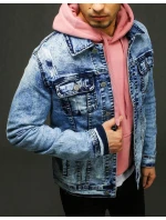 Pánská džínová bunda modrá TX3224 Pánská džínová bunda modrá TX3224