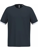 Kariban ProAct PA 4045 Unisex kontrastní sportovní tričko 20.4045 navy/white