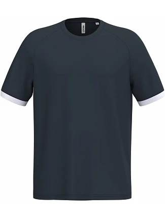 Kariban ProAct PA 4045 Unisex kontrastní sportovní tričko 20.4045 navy/white