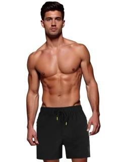 Pánské černé šortky FashionStreet SX2537