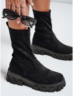 Dámské boty na platformě černé FashionStreet ZY1135