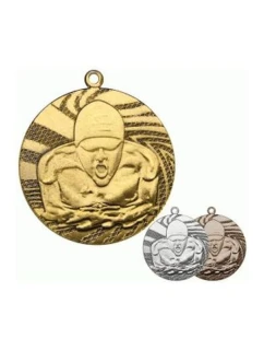 Zlatá medaile - plavání - ocelová medaile