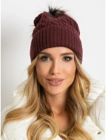 Dámská čepice AT CZ 173501 kaštanová Dámská čepice AT CZ 173501 kaštanová