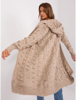 Cardigan BA SW 8026.93P tmavě lila