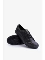 Pánské eko kožené tenisky Black Big Star