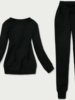 Dámský teplákový komplet 68C20383-3 Černá - J:STYLE