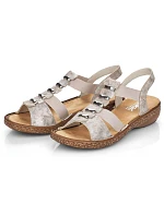 Dámské pohodlné nazouvací sandály Rieker 62850-90 Dámské pohodlné nazouvací sandály Rieker 62850-90