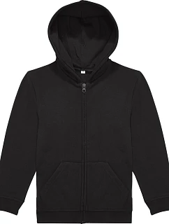 B&C ID.334 Zip Hood /kids Dětská mikina s kapucí 01.K334 black