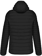 Kariban K 6110 Lehká pánská prošívaná bunda s kapucí 20.6110 black Kariban K 6110 Lehká pánská prošívaná bunda s kapucí 20.6110 black