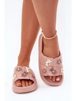 Pěnové Pantofle S Připínáčky Růžové Redienna