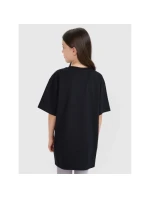 Dívčí tričko oversize s potiskem 4F FJRSS25TTSHF2646-20S