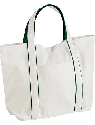 Westford Mill W 950 Středně velká taška "Courtside" 50.0950 soft white/bottle green Westford Mill W 950 Středně velká taška "Courtside" 50.0950 soft white/bottle green