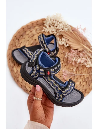 Dětské sandálky Lee Cooper LCW-24-34-2601 modré