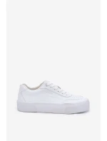 Nízké sneakersy z eko kůže Big Star RR274303 Bílé