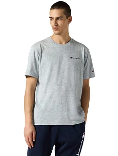 Pánské tričko Champion SS Tee šedé 221798 EM021 pánské