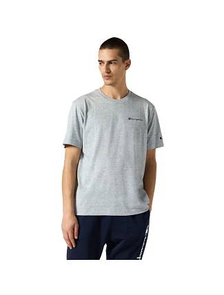Pánské tričko Champion SS Tee šedé 221798 EM021 pánské