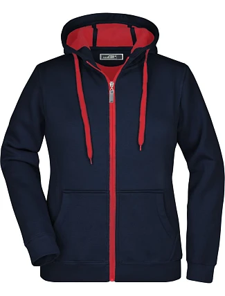 Daiber JN 354 Dámská mikina Doubleface 02.0354 navy/red