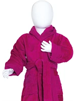 The One Towelling Baby Bathrobe Dětský župan 48.1007 magenta