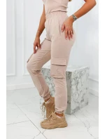 Set 3 v 1 mikina + top + kalhoty světle béžová Set 3 v 1 mikina + top + kalhoty světle béžová