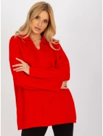 Dámský svetr LC SW 2261 .00P červená - FPrice Dámský svetr LC SW 2261 .00P červená - FPrice