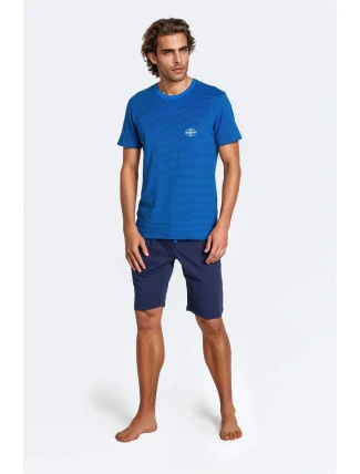 Pyžamo Drake 38878-59X Námořnická modrá - Henderson