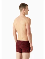 Pánské boxerky 112074 3F508 56936 černé se vzorem - Emporio Armani