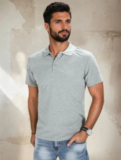 Pánská světle šedá polokošile FashionStreet PX0513