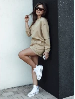 Dámský teplákový komplet PULGAR beige FashionStreet AY1055 Dámský teplákový komplet PULGAR beige FashionStreet AY1055