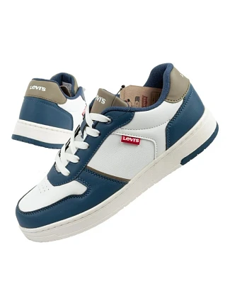 Dětské sportovní boty Levi's Kick Se youth white pohodlné módní