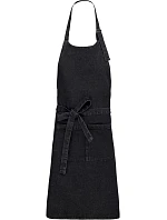Kariban K 885 Zástěra s laclem 20.K885 black denim Kariban K 885 Zástěra s laclem 20.K885 black denim