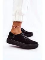 Dámské tenisky Memory Foam System Big Star KK276001 Černe