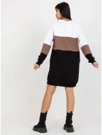 RV SK 8382 šaty.04 bílá a černá