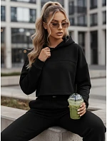 Dámský teplákový komplet BISTAN black FashionStreet AY1013 Dámský teplákový komplet BISTAN black FashionStreet AY1013