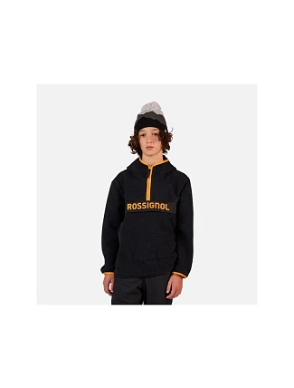 Dětská mikina ROSSIGNOL JR All Track Anorak Fleece, černá