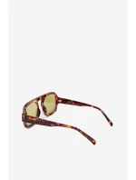 Dámské sluneční brýle s UV filtrem hnědo-zelené