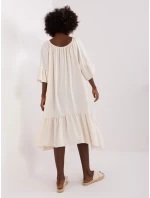 DHJ SK 6057 šaty.93 světle béžová DHJ SK 6057 šaty.93 světle béžová