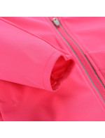 Dětská softshellová bunda s membránou ALPINE PRO MULTO neon knockout pink