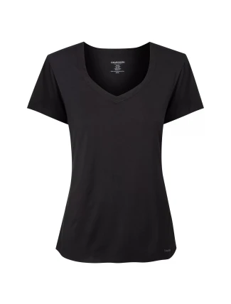 Dámské Tričko s krátkým rukávem QS6486E-001 - Calvin Klein