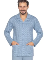Pyžamo Regina 463 dlouhé/r 2XL-3XL L24 pánské rozepínací Pyžamo Regina 463 dlouhé/r 2XL-3XL L24 pánské rozepínací