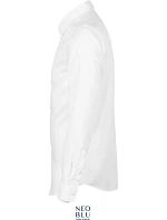 NEOBLU Blaise Men Mikro keprová košile s dlouhým rukávem 24.3182 optic white