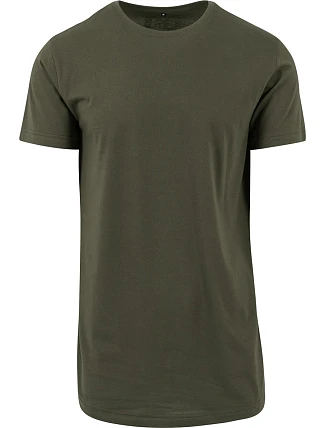 Build your Brand BY 028 Pánské tričko "Shaped Long" 56.0028 olive Build your Brand BY 028 Pánské tričko "Shaped Long" 56.0028 olive