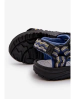 Dětské sandálky Lee Cooper LCW-24-34-2601 modré Dětské sandálky Lee Cooper LCW-24-34-2601 modré