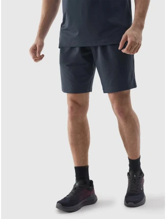 Pánské sportovní rychleschnoucí šortky 4F - denim Pánské sportovní rychleschnoucí šortky 4F - denim