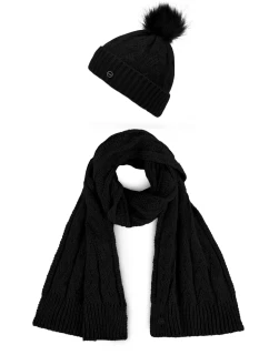 Dámský set šály a čepice Vuch Sheron Set Black