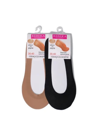Dámské ponožky baleríny Rebeka 0708 silikon Dámské ponožky baleríny Rebeka 0708 silikon