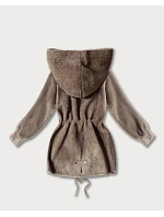 Velbloudí bunda z alpaky s kapsami (W010#)