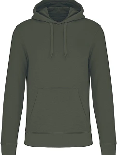 Kariban K 4027 Pánská eco-friendly mikina s kapucí 20.4027 dark khaki
