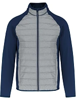 Kariban ProAct PA 233 Sportovní hybridní strečová bunda 20.P233 marl grey/sporty navy
