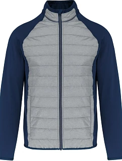Kariban ProAct PA 233 Sportovní hybridní strečová bunda 20.P233 marl grey/sporty navy