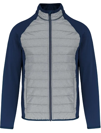 Kariban ProAct PA 233 Sportovní hybridní strečová bunda 20.P233 marl grey/sporty navy